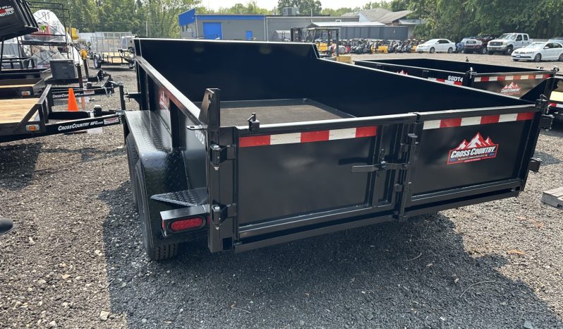 Cross Country Mfg. 10′ Low Profile Dump Trailer 610DT8LP full