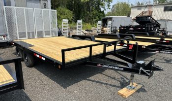 Cross Country Mfg. 14′ Deck Over Equipment Trailer Model 814TL full