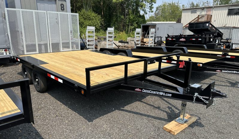 Cross Country Mfg. 14′ Deck Over Equipment Trailer Model 814TL full