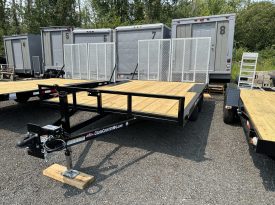 Cross Country Mfg. 14′ Deck Over Equipment Trailer Model 814TL