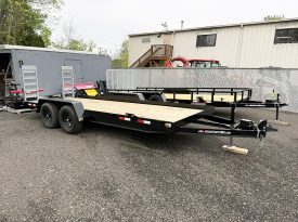 New 2026 Cross Country 18′ Four Ton Equipment Trailer – Black