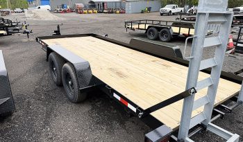 New 2026 Cross Country 18′ Four Ton Equipment Trailer – Black full