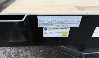 New 2026 Cross Country 18′ Four Ton Equipment Trailer – Black full