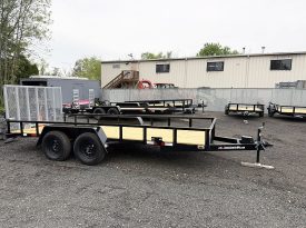 New 2026 Cross Country 16′ Tandem Axle Landscape Trailer – Black