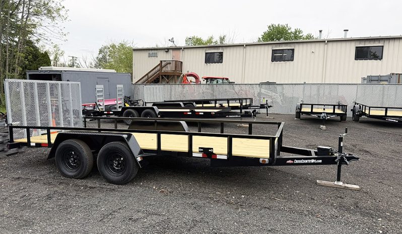 New 2026 Cross Country 16′ Tandem Axle Landscape Trailer – Black