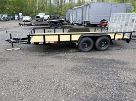 New 2026 Cross Country 16′ Tandem Axle Landscape Trailer – Black