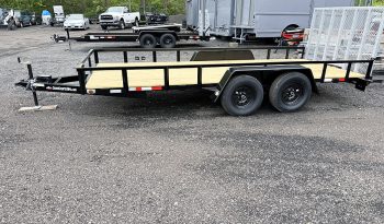 New 2026 Cross Country 16′ Tandem Axle Landscape Trailer – Black full