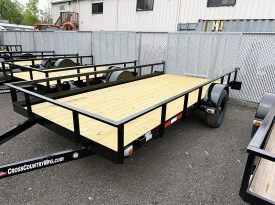 New 2026 Cross Country 6.5′ x 14′ Single Axle Landscape Trailer – Black