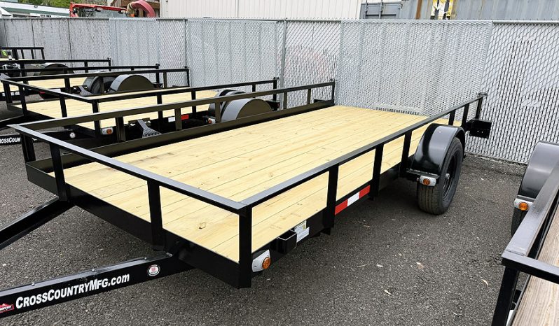 New 2026 Cross Country 6.5′ x 14′ Single Axle Landscape Trailer – Black