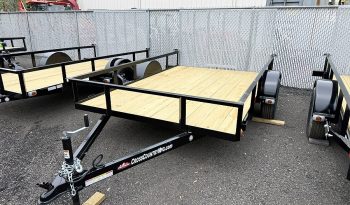 New 2026 Cross Country 6.5′ x 10′ Single Axle Landscape Trailer – Black full