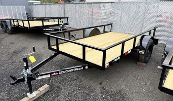 New 2026 Cross Country 5′ x 10′ Single Axle Landscape Trailer – Black full
