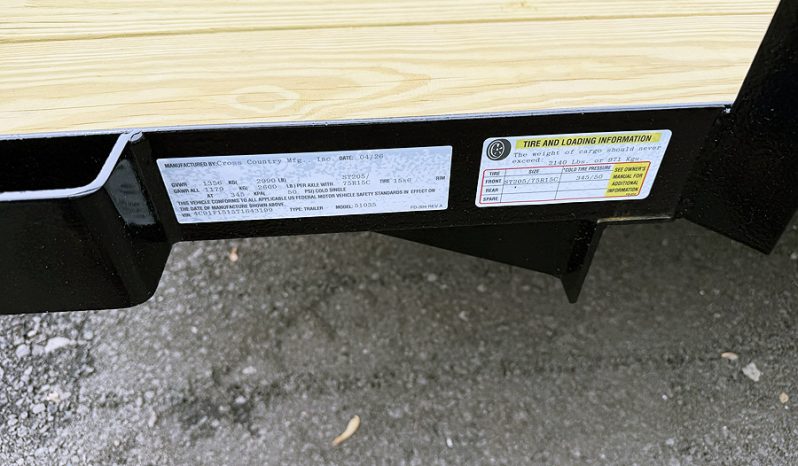New 2026 Cross Country 5′ x 10′ Single Axle Landscape Trailer – Black