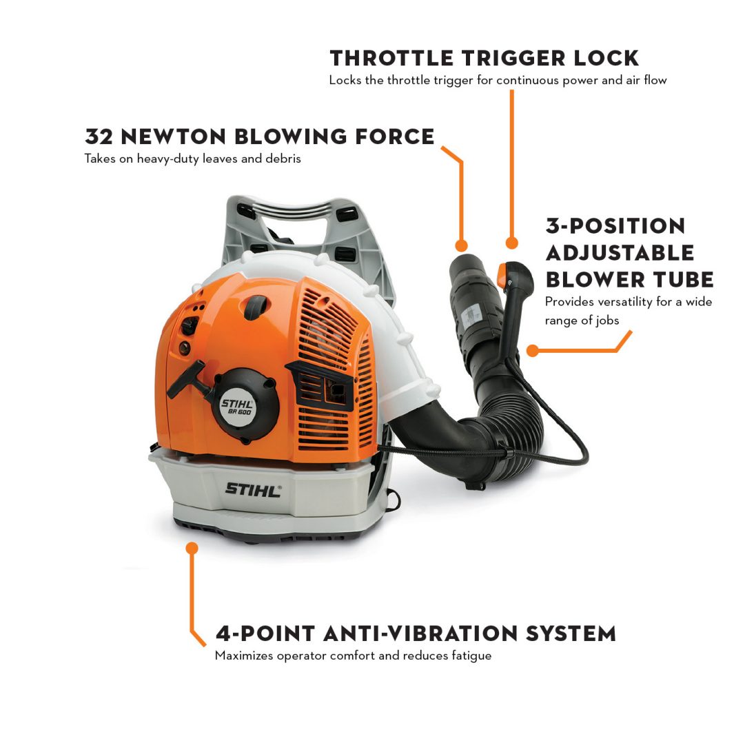 BR 600 Gasoline Backpack Blower - Image 2