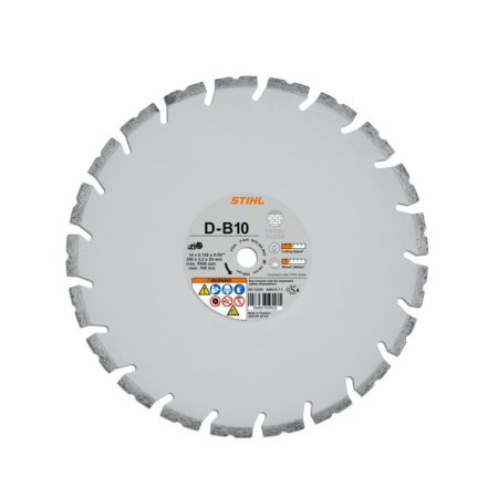 D-B10 14" Diamond Cutting Wheel, Concrete