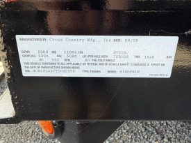 Cross Country 610DT8LP Dump Trailer