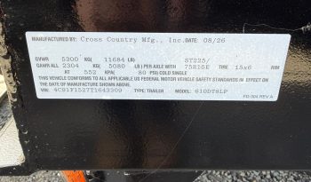 Cross Country 610DT8LP Dump Trailer full